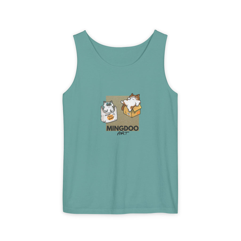 Two Cats, Zero Thoughts Unisex Tank Top