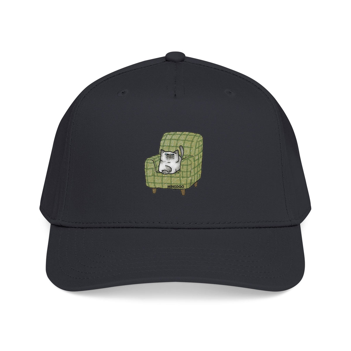 The Cat, Zero Thoughts Printed Baseball Cap