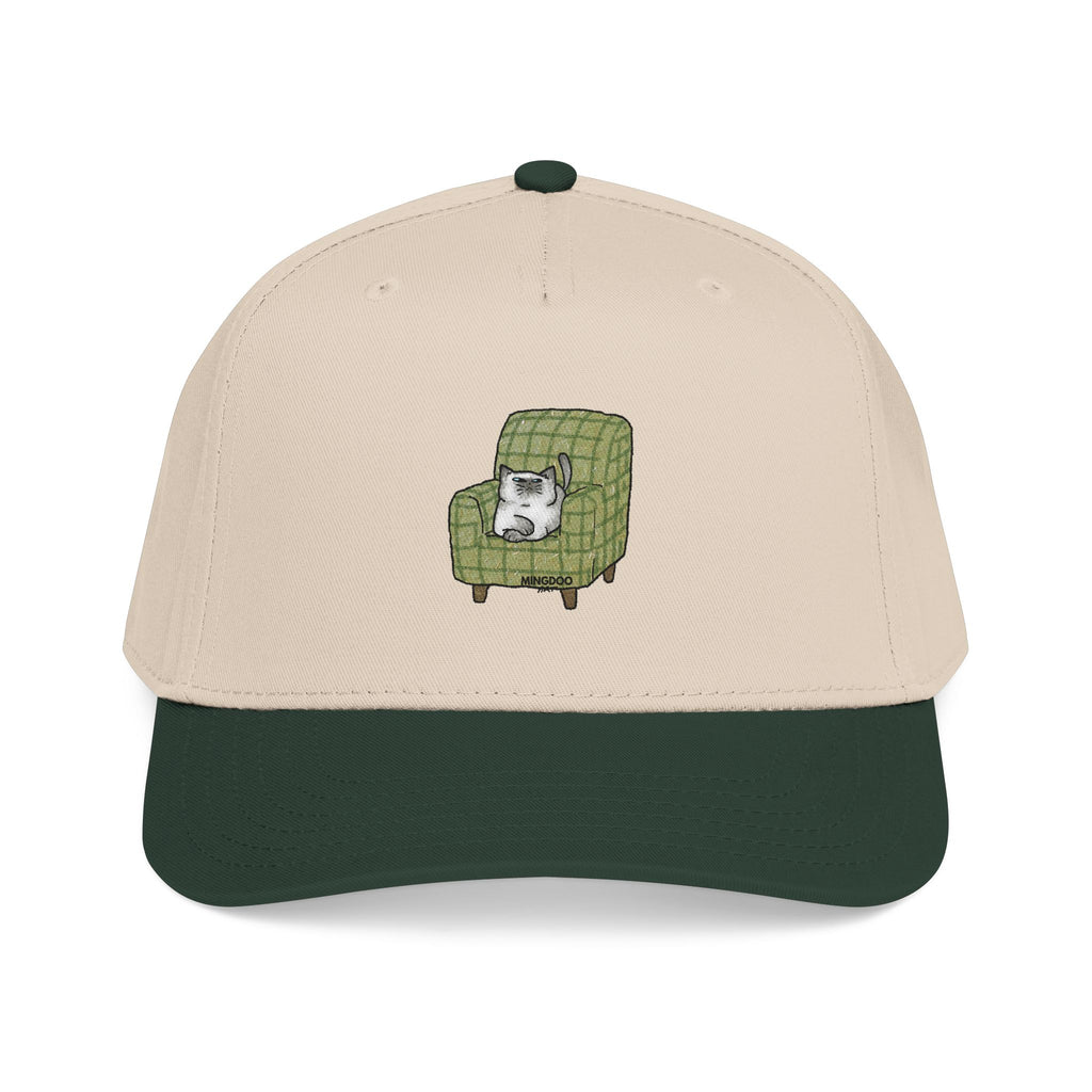 The Cat, Zero Thoughts Printed Baseball Cap