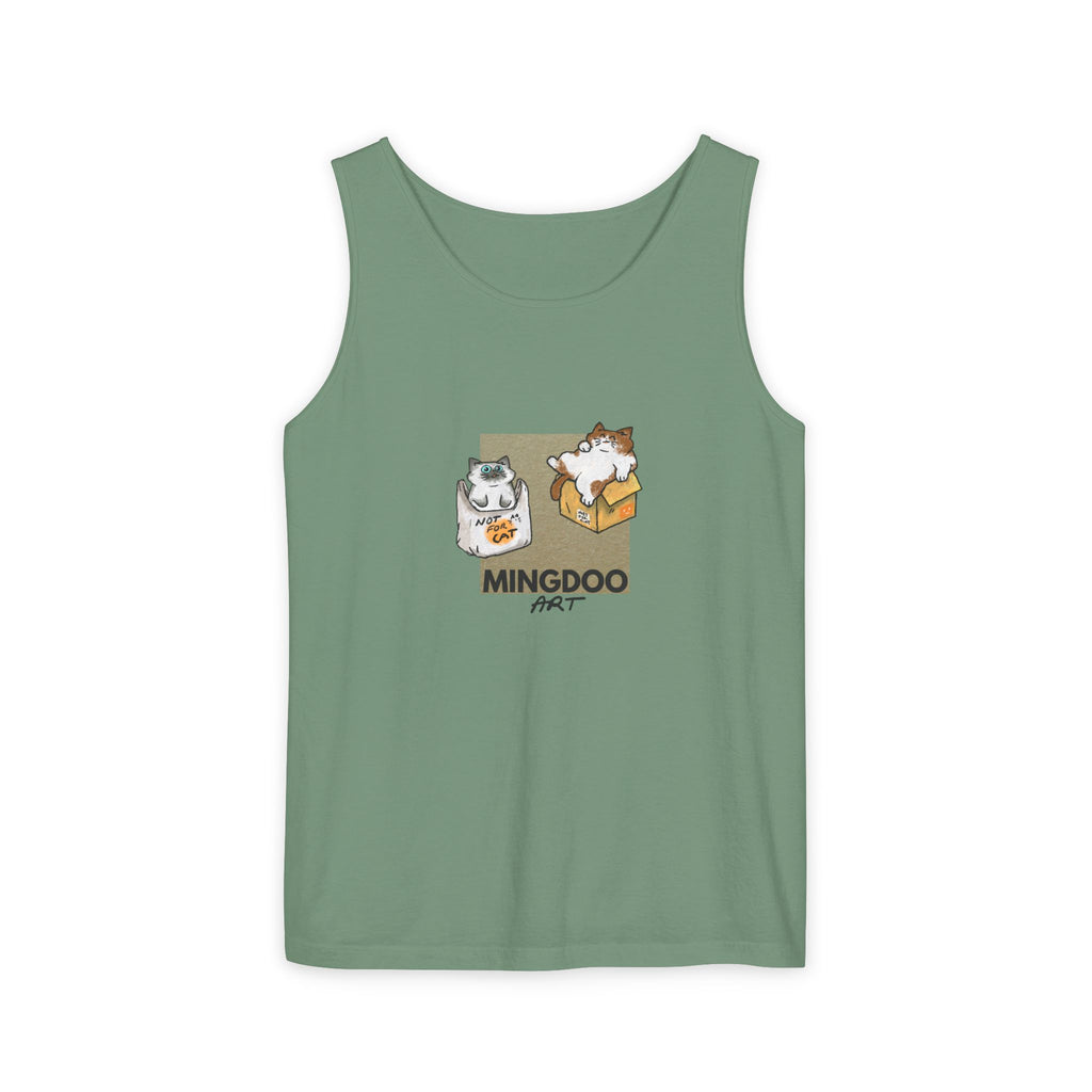 Two Cats, Zero Thoughts Unisex Tank Top