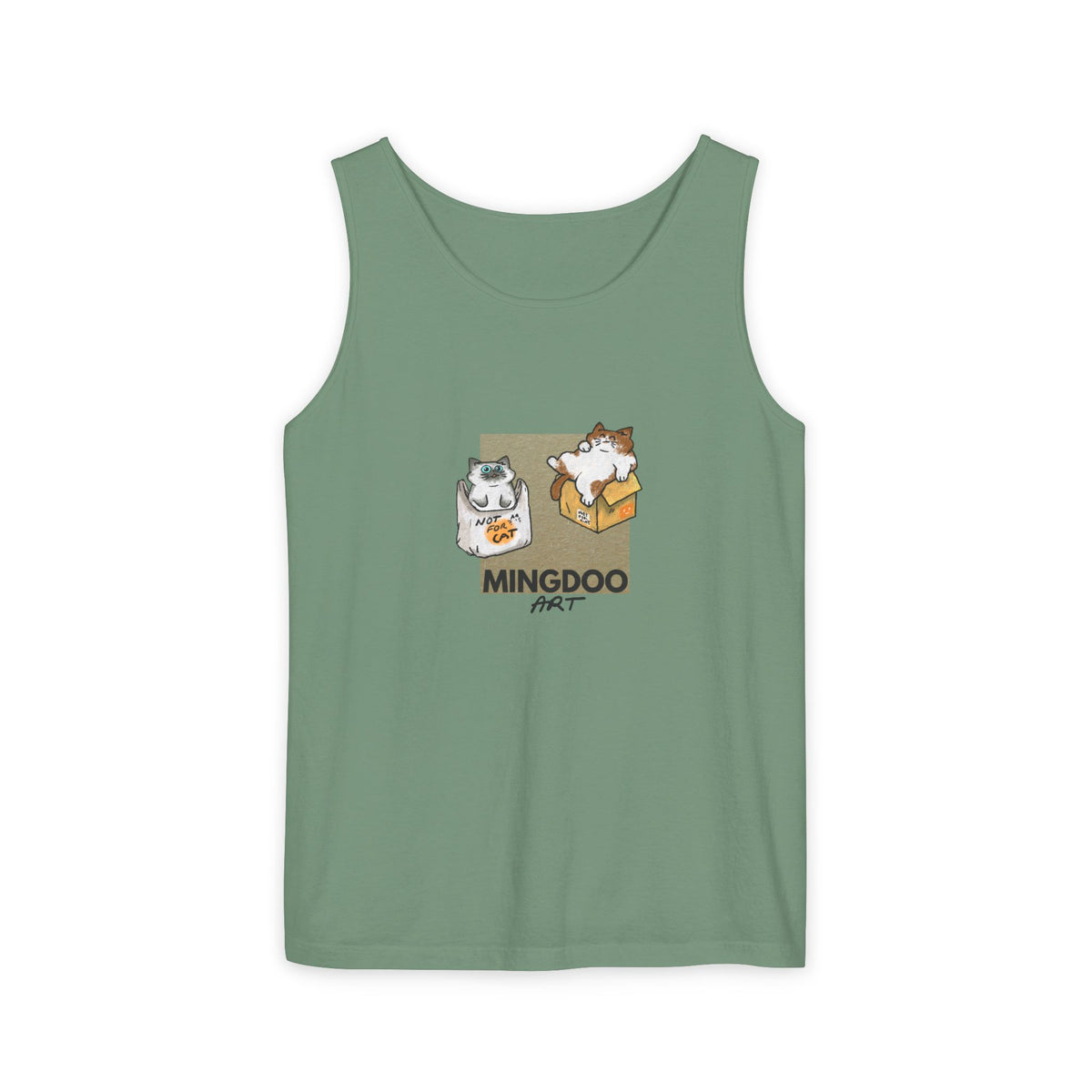 Two Cats, Zero Thoughts Unisex Tank Top