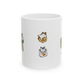 Two Cats, Zero Thoughts Ceramic Mug