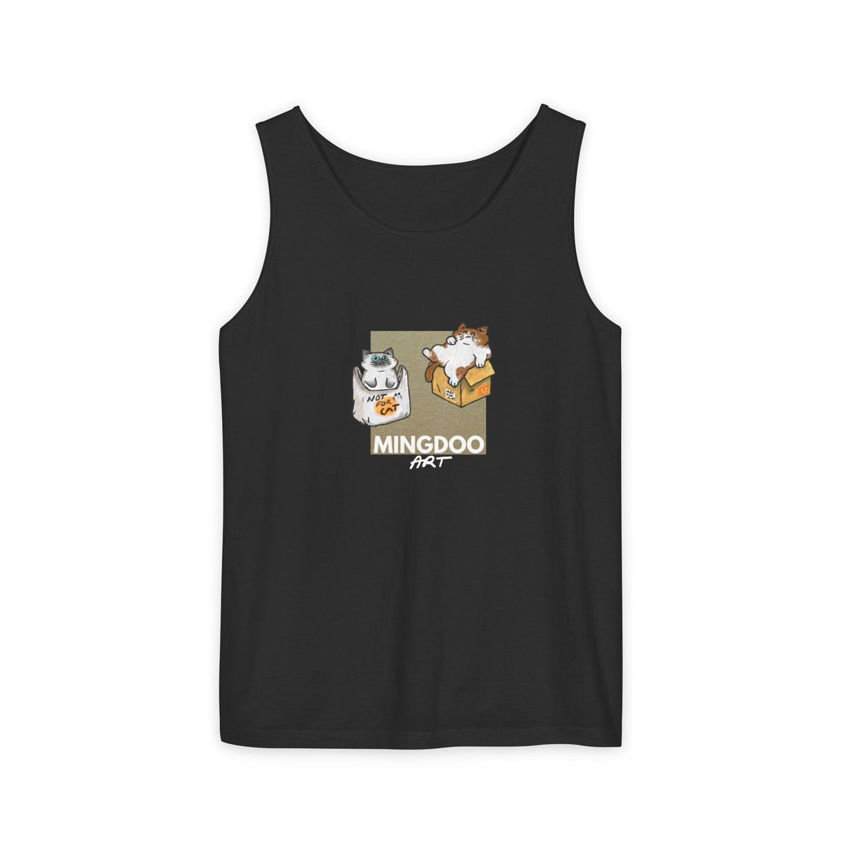 Two Cats, Zero Thoughts Unisex Tank Top