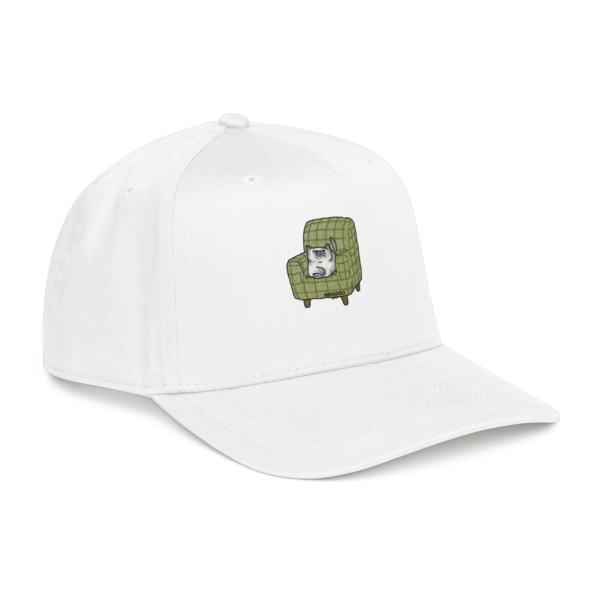 The Cat, Zero Thoughts Printed Baseball Cap