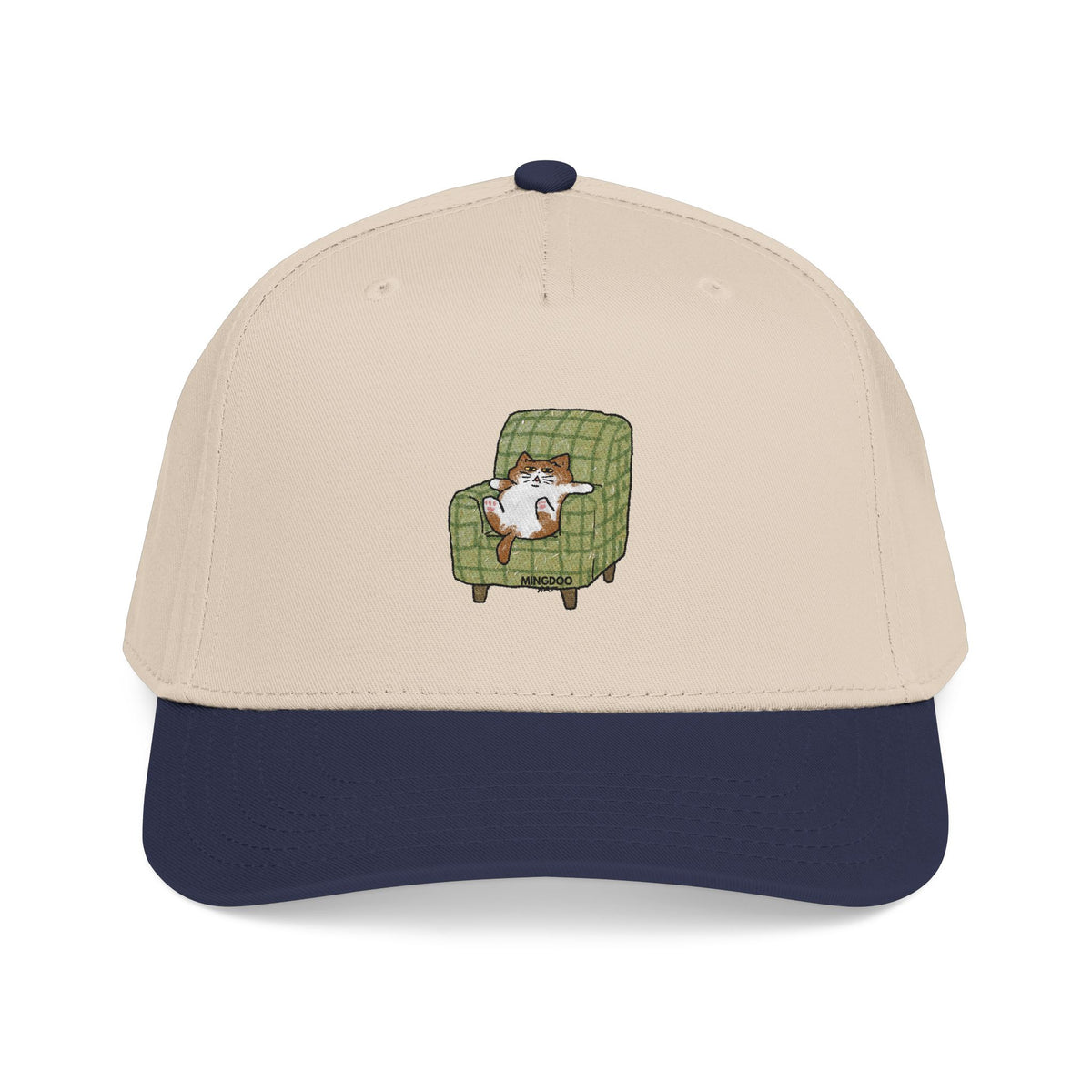 The Cat, Zero Thoughts Printed Baseball Cap