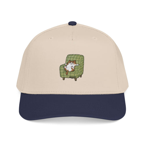 The Cat, Zero Thoughts Printed Baseball Cap