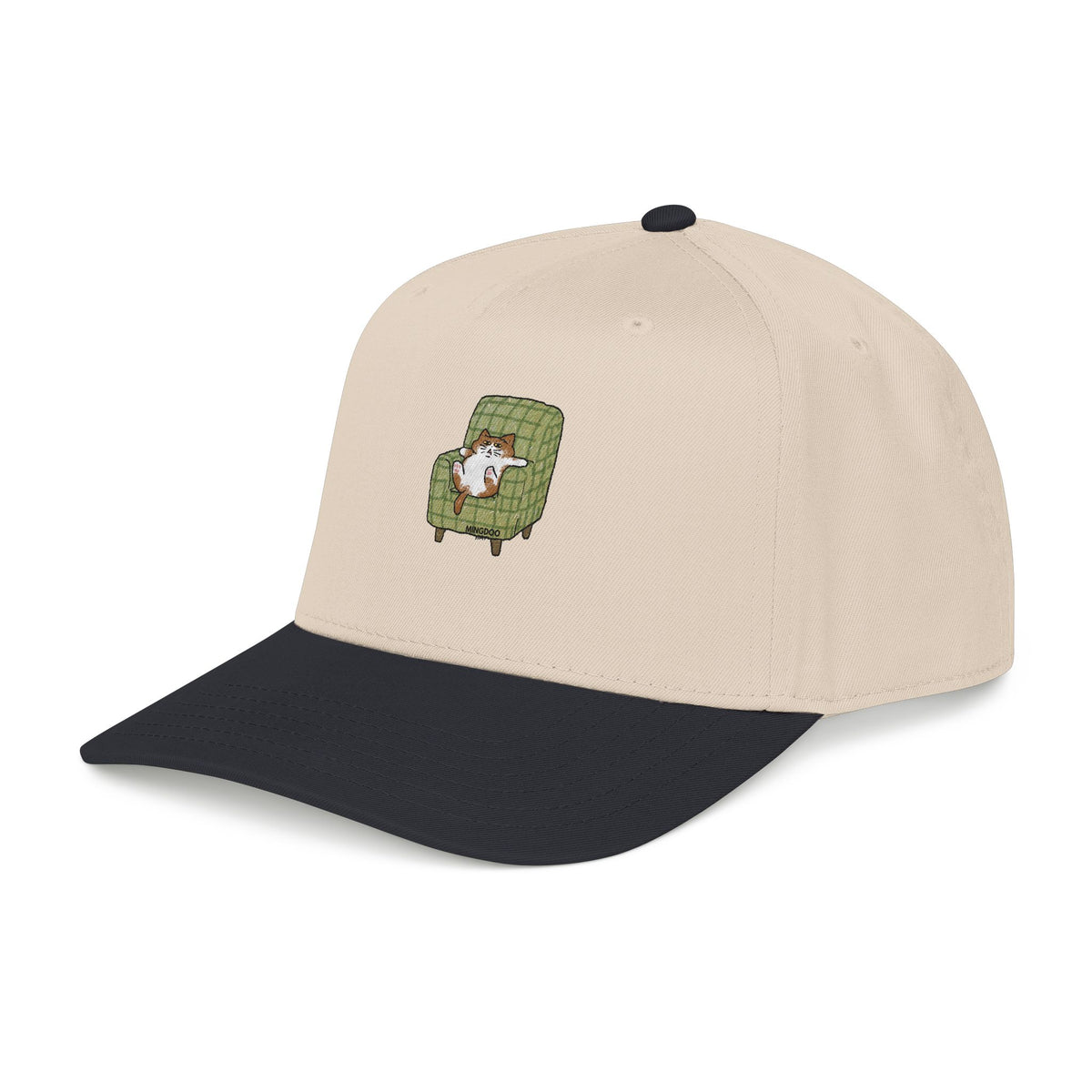 The Cat, Zero Thoughts Printed Baseball Cap