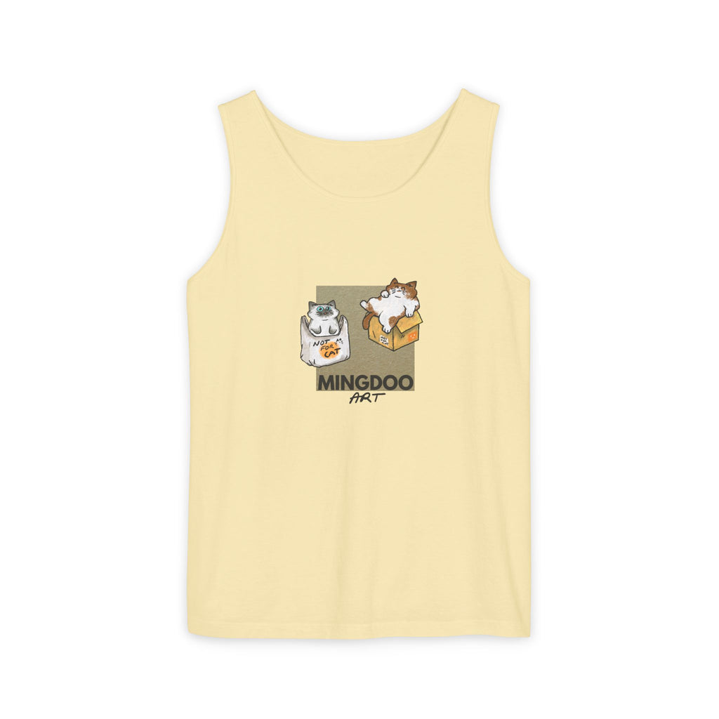 Two Cats, Zero Thoughts Unisex Tank Top