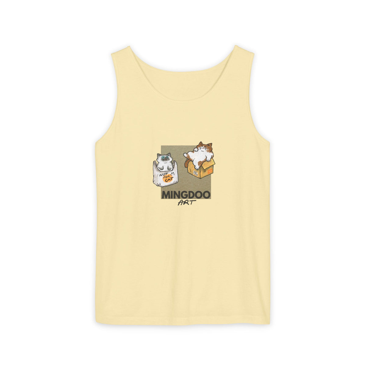 Two Cats, Zero Thoughts Unisex Tank Top