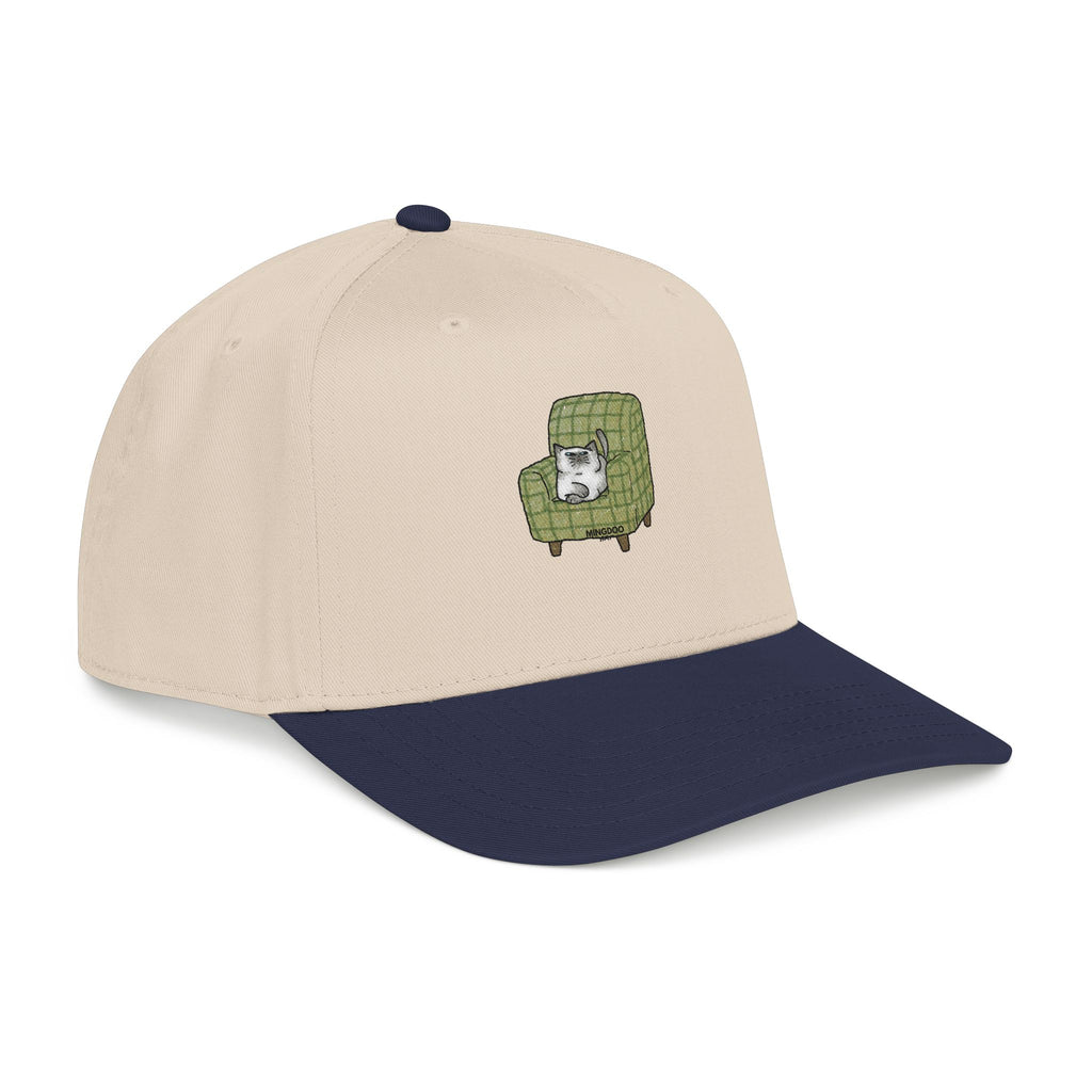 The Cat, Zero Thoughts Printed Baseball Cap