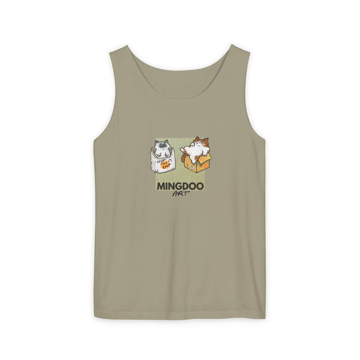 Two Cats, Zero Thoughts Unisex Tank Top
