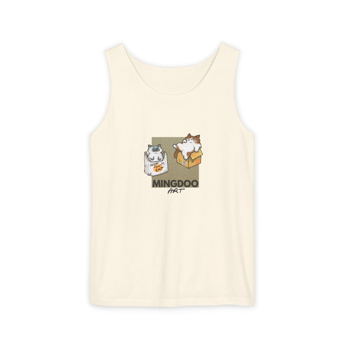 Two Cats, Zero Thoughts Unisex Tank Top