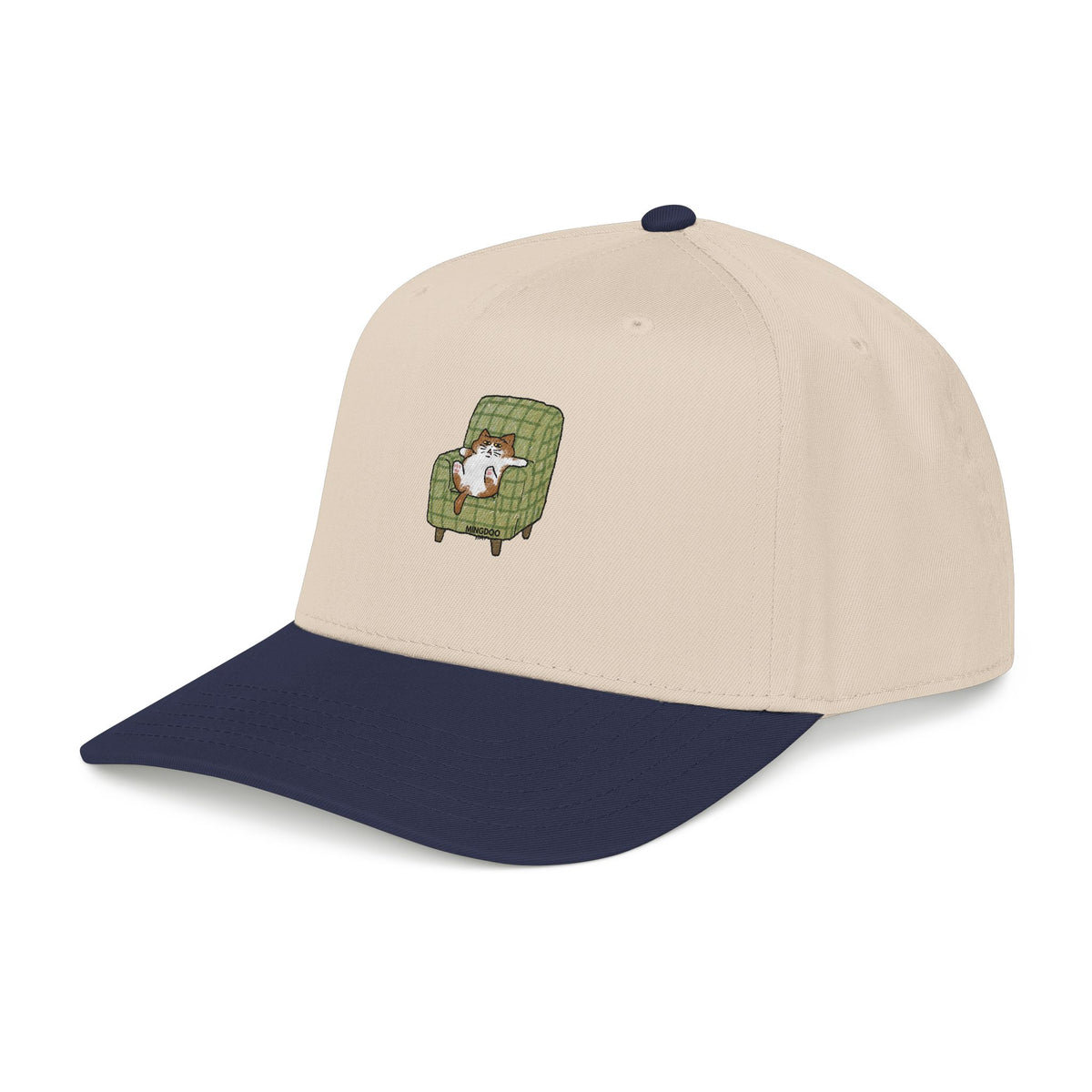 The Cat, Zero Thoughts Printed Baseball Cap