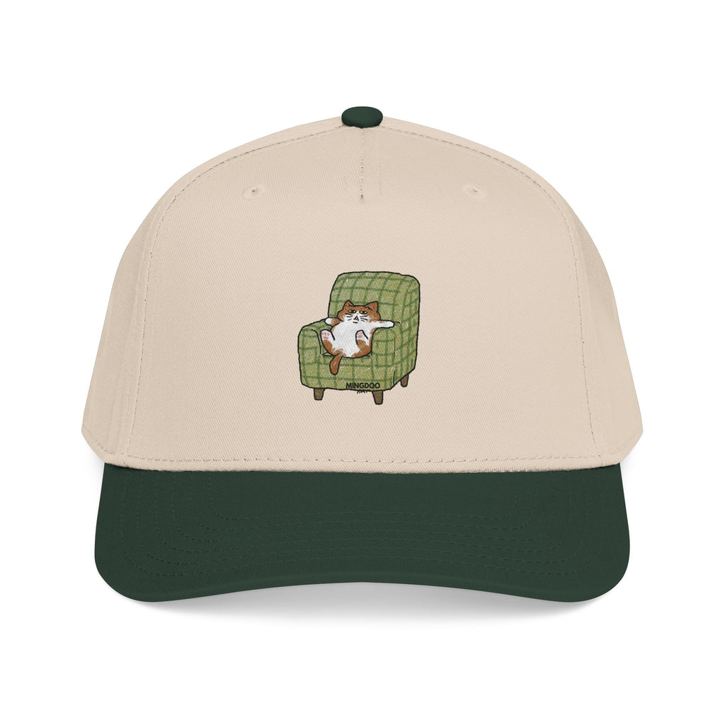 The Cat, Zero Thoughts Printed Baseball Cap