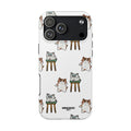 Two Cats, Zero Thoughts Pattern Tough Phone Case