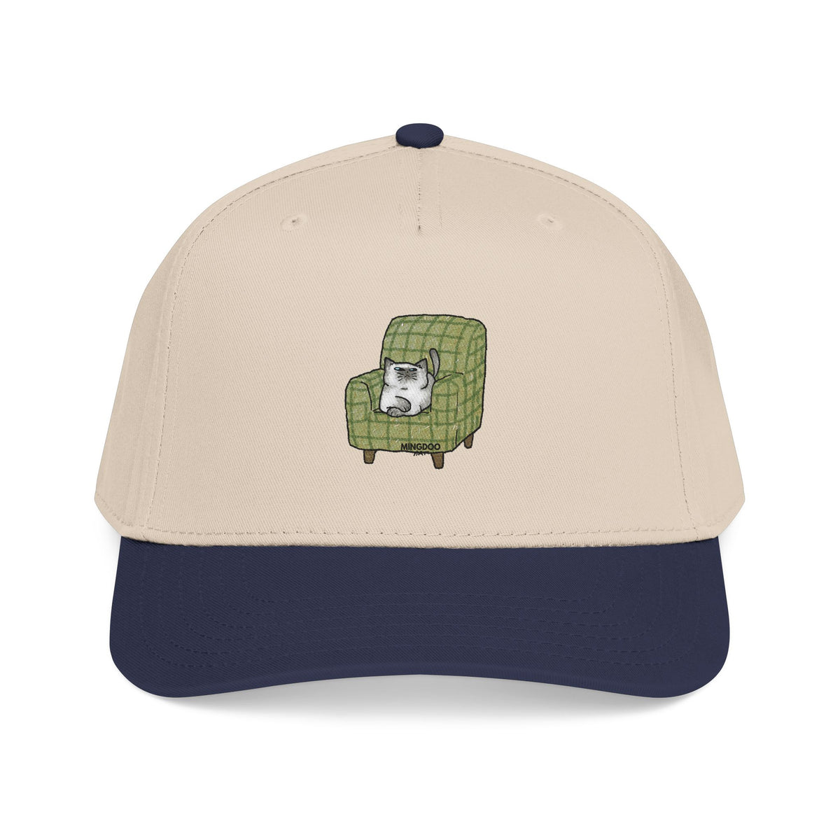 The Cat, Zero Thoughts Printed Baseball Cap