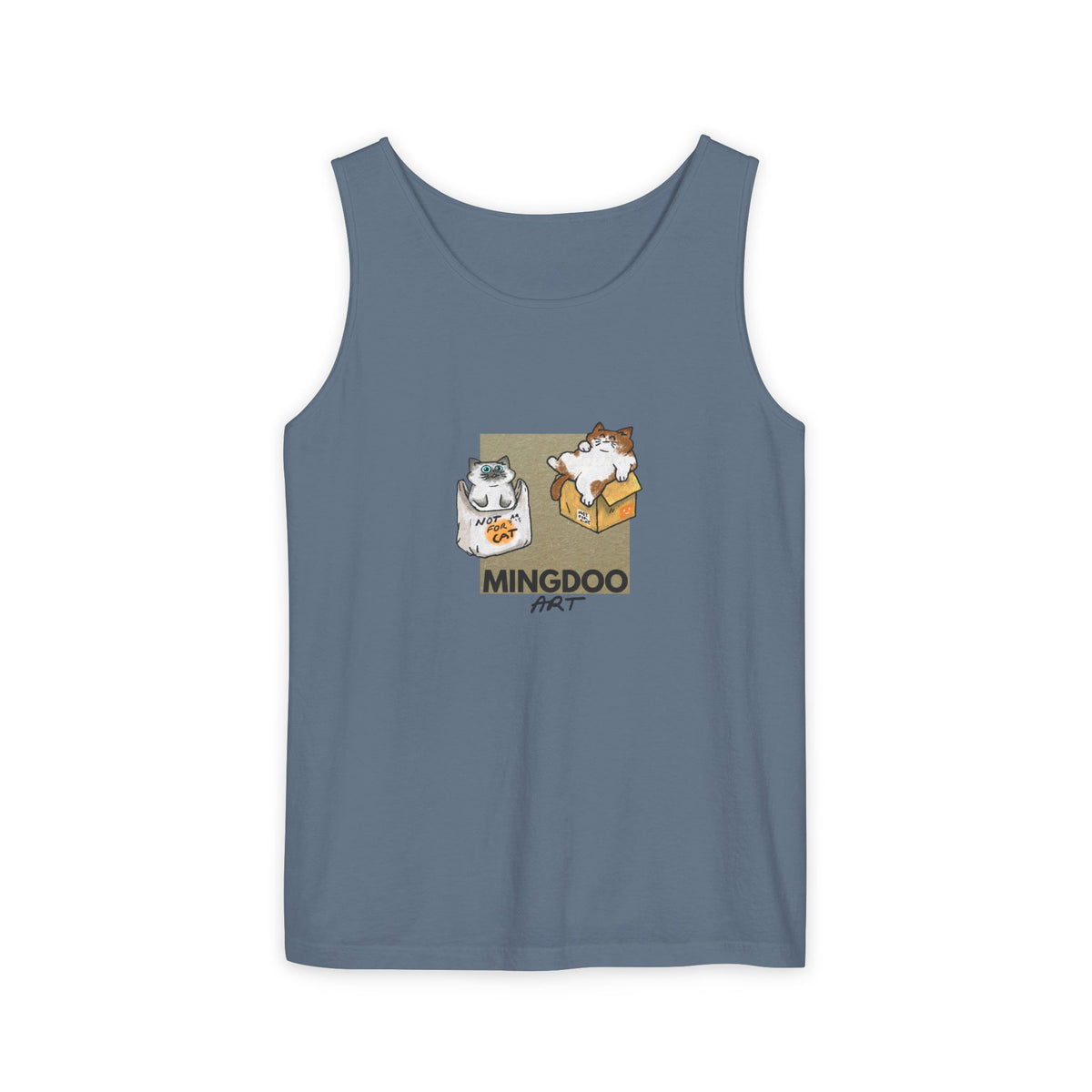 Two Cats, Zero Thoughts Unisex Tank Top