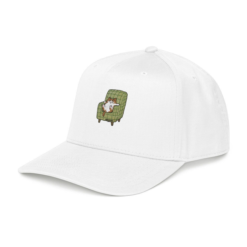 The Cat, Zero Thoughts Printed Baseball Cap