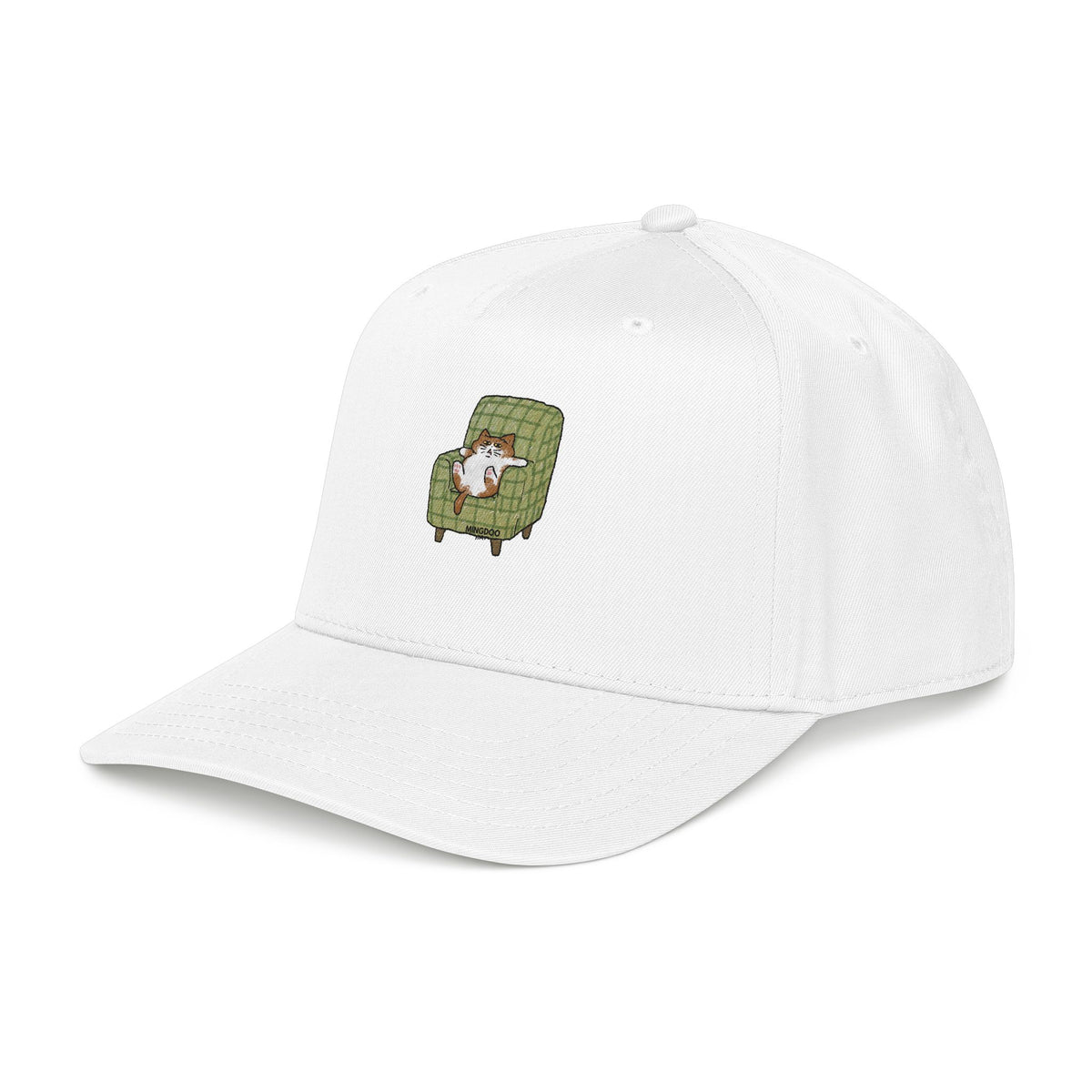 The Cat, Zero Thoughts Printed Baseball Cap
