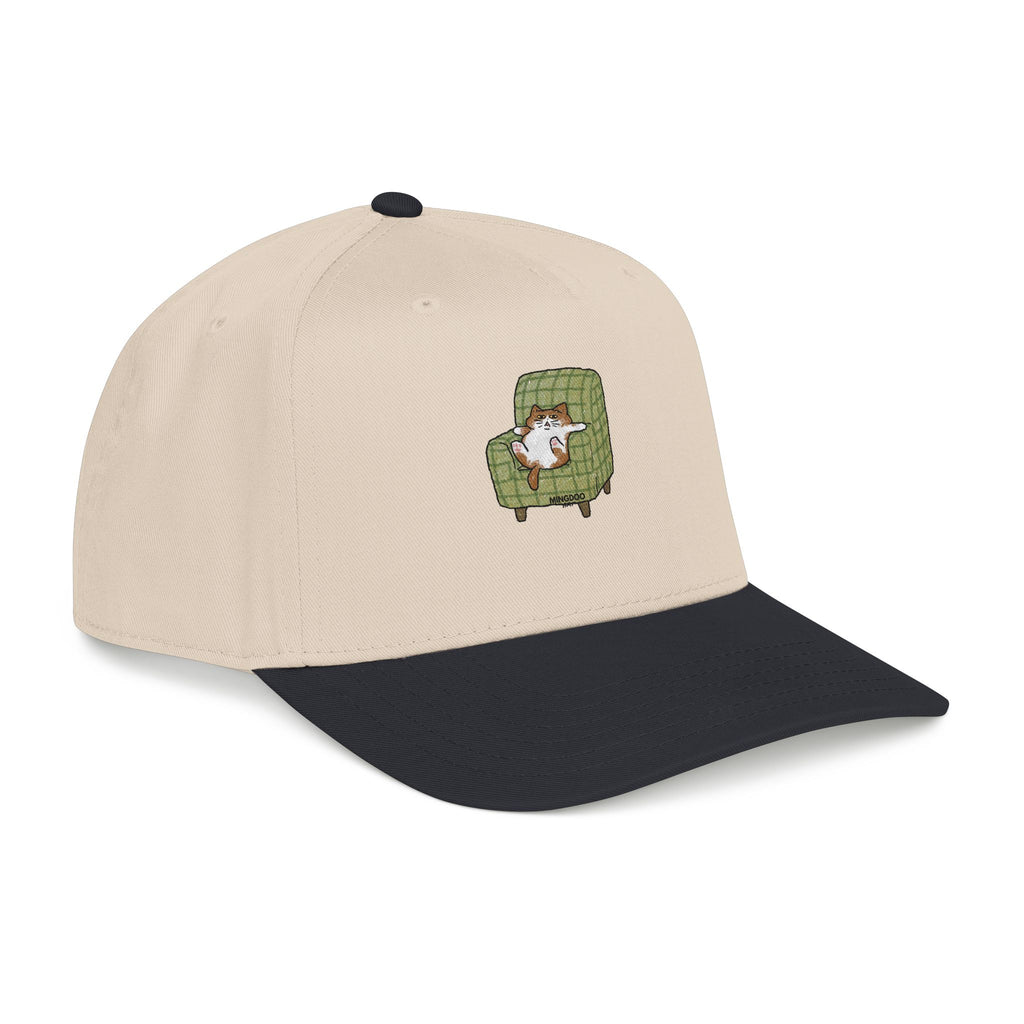 The Cat, Zero Thoughts Printed Baseball Cap
