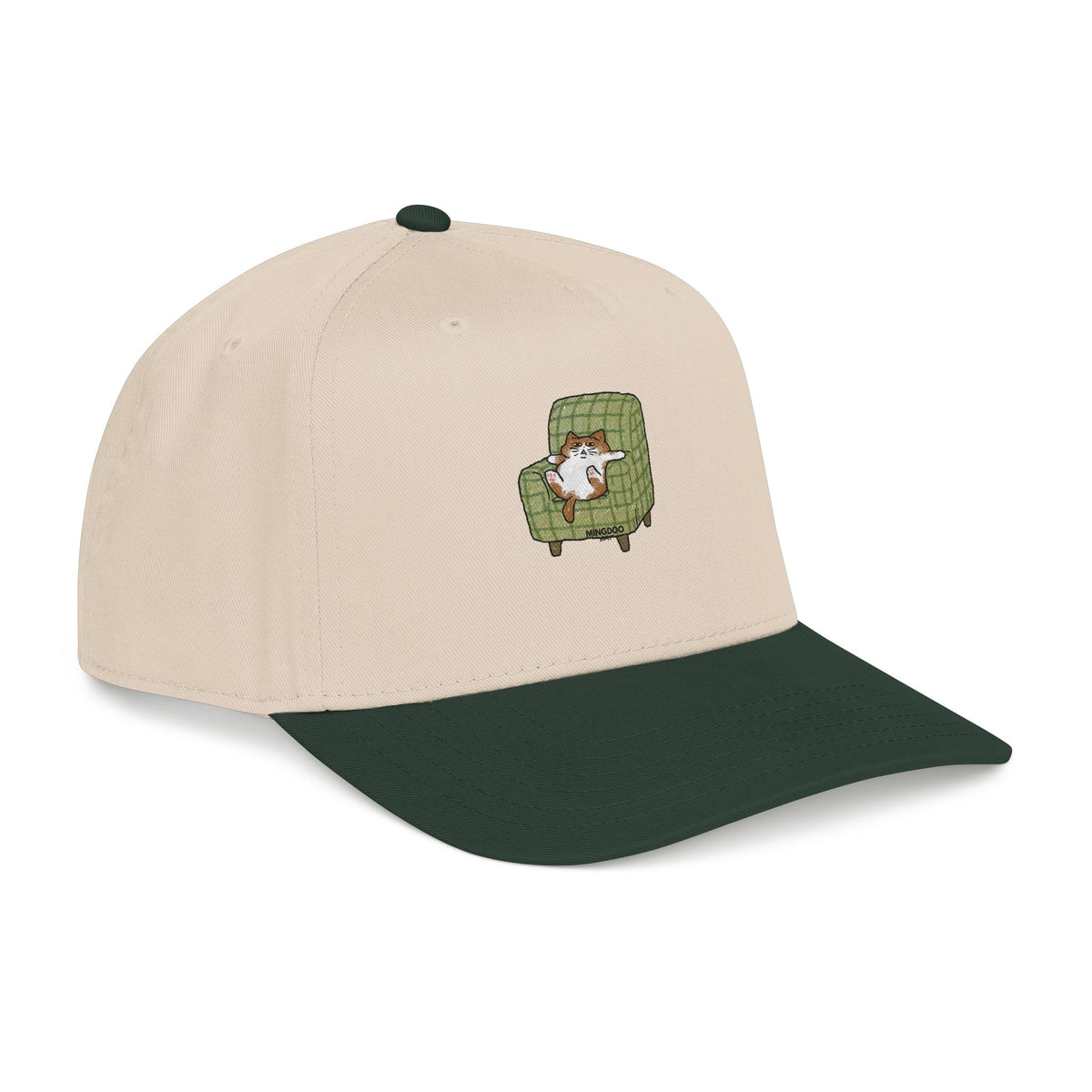 The Cat, Zero Thoughts Printed Baseball Cap