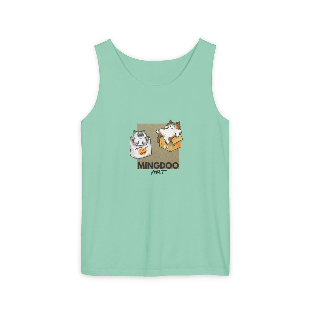 Two Cats, Zero Thoughts Unisex Tank Top