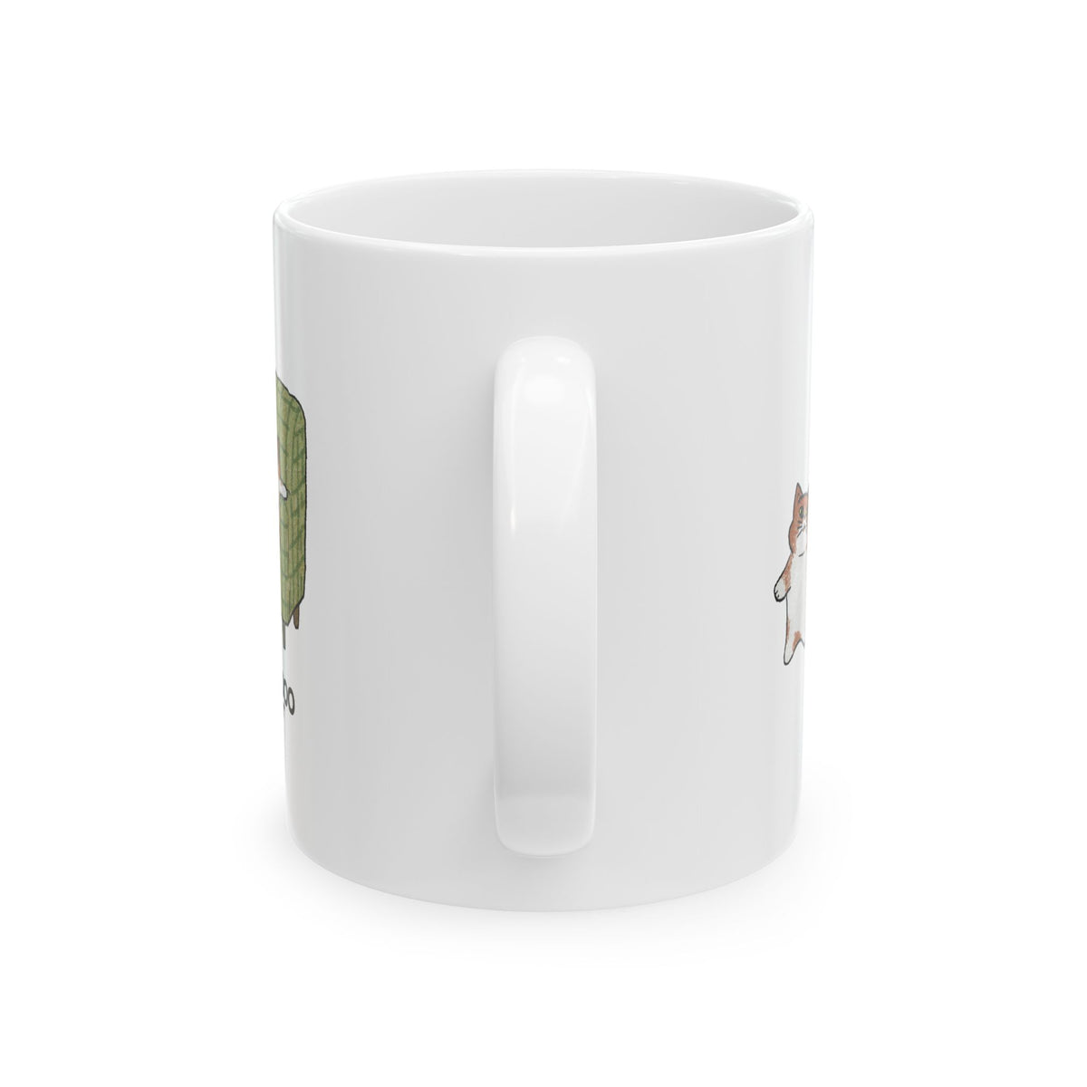 Two Cats, Zero Thoughts Ceramic Mug