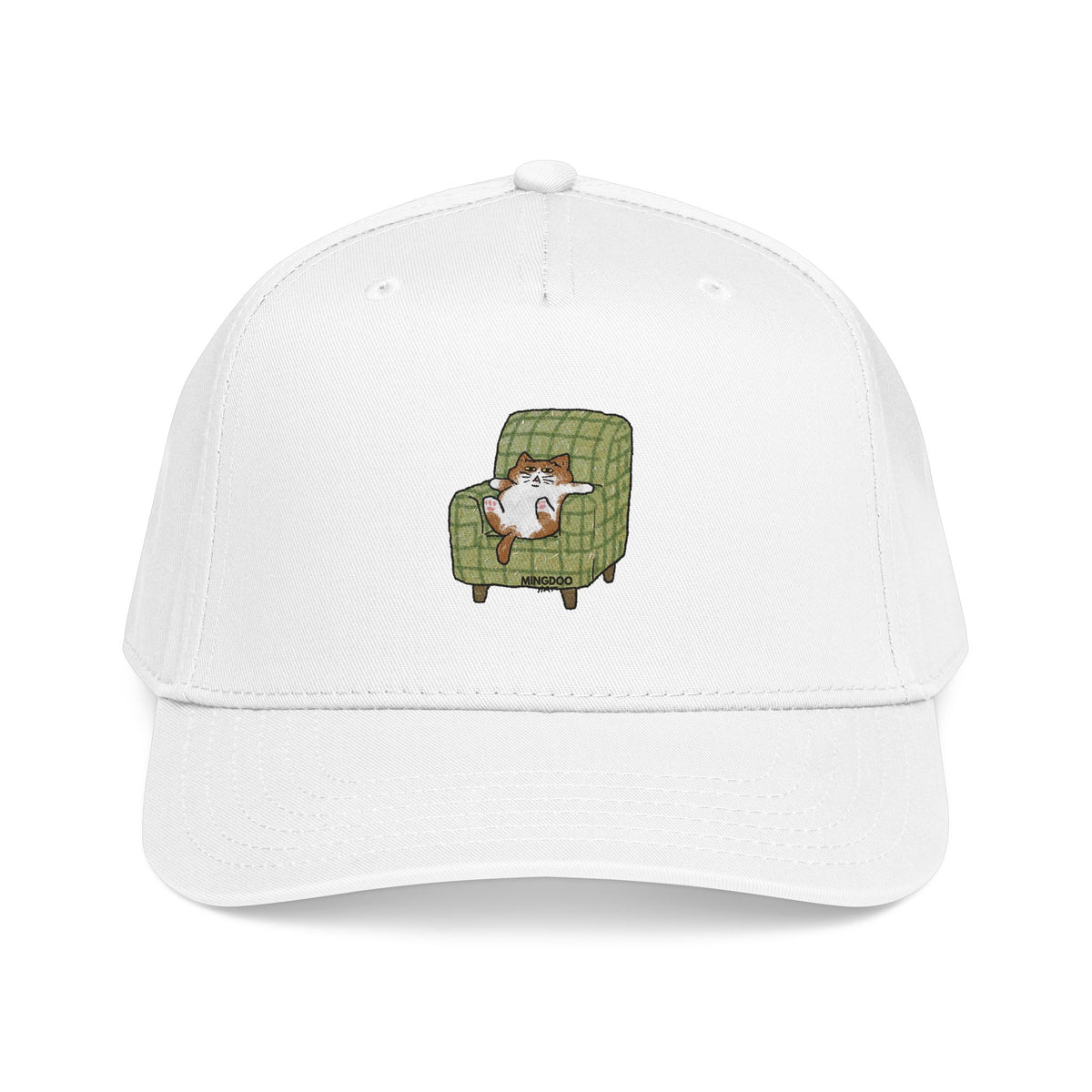 The Cat, Zero Thoughts Printed Baseball Cap