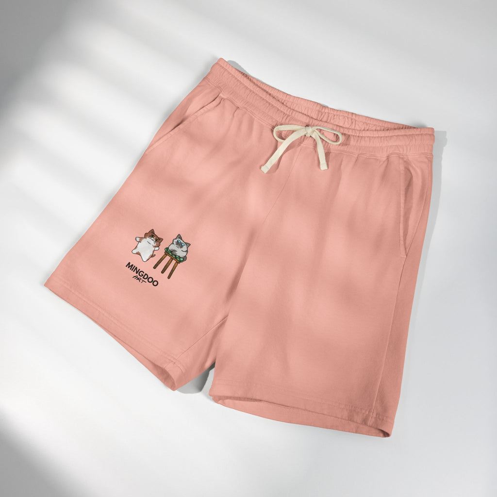 Two Cats, Zero Thoughts Fleece Sweat Shorts