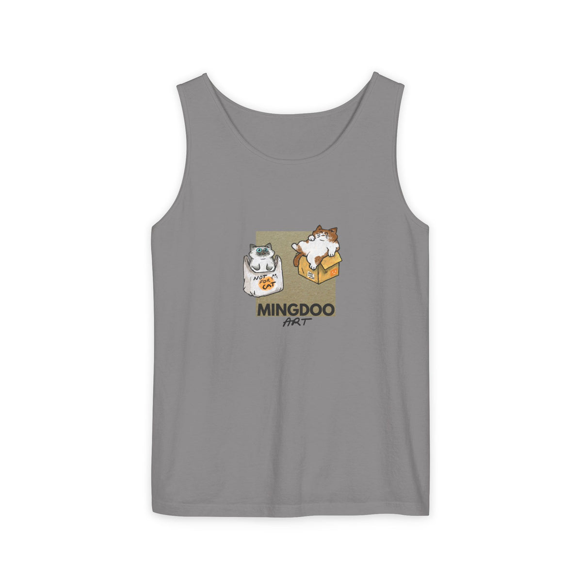 Two Cats, Zero Thoughts Unisex Tank Top