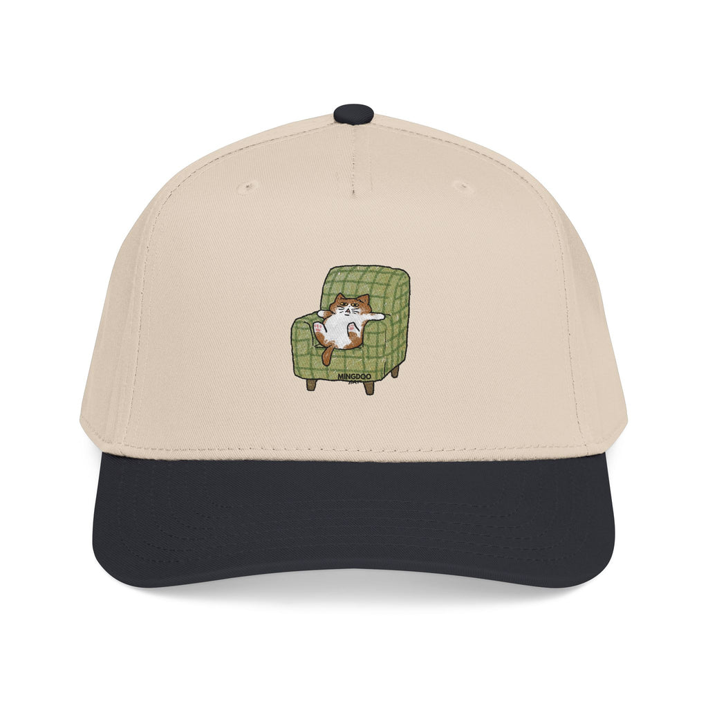 The Cat, Zero Thoughts Printed Baseball Cap