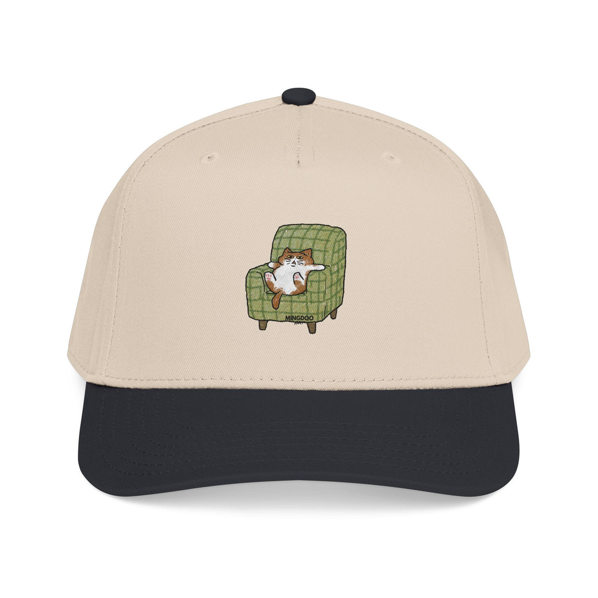 The Cat, Zero Thoughts Printed Baseball Cap