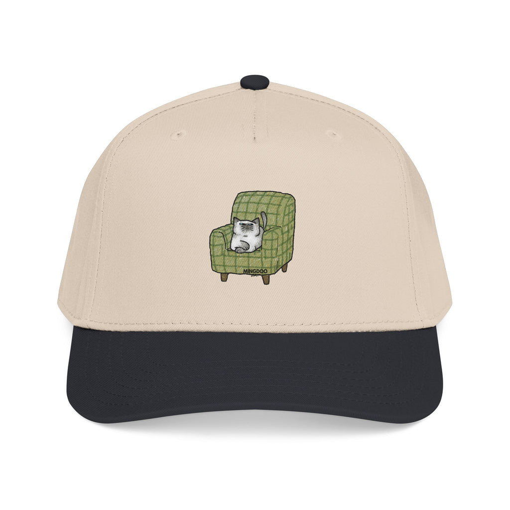 The Cat, Zero Thoughts Printed Baseball Cap