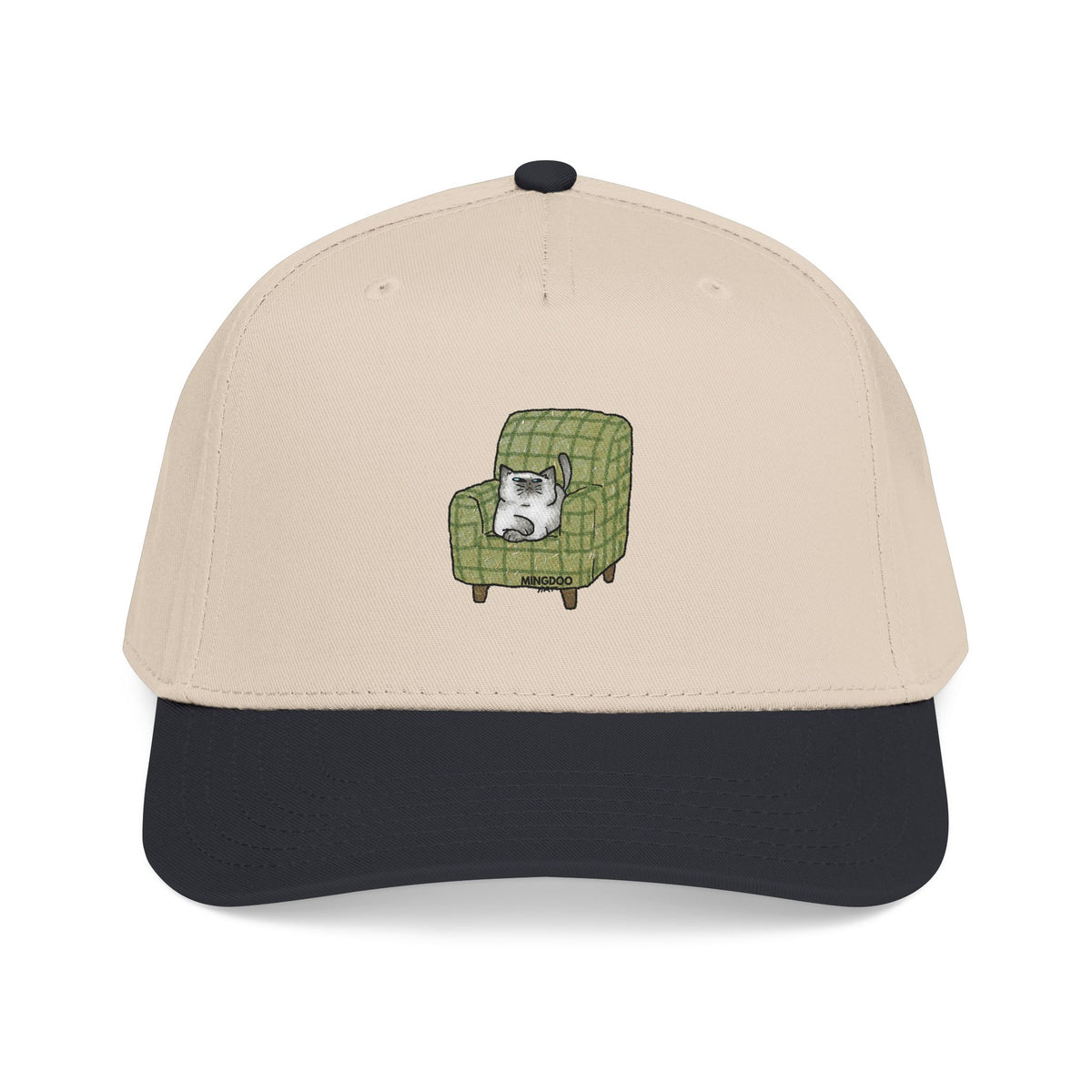 The Cat, Zero Thoughts Printed Baseball Cap